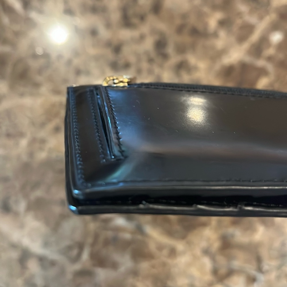 Lauren Ralph Lauren Black Leather Slim Snap Wallet - Picture 9 of 15